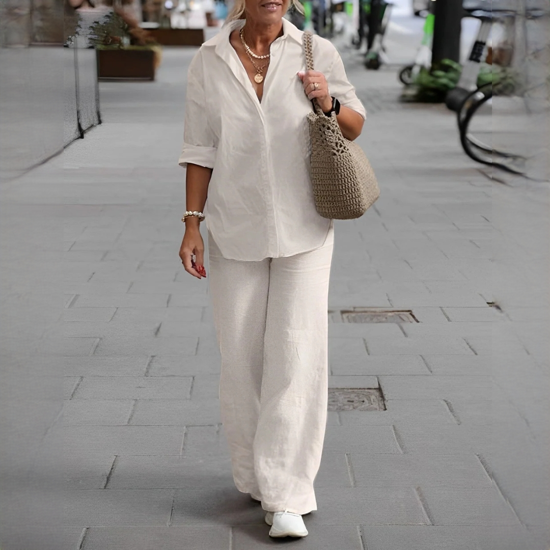 Earlyne - Ensemble de pantalon confortable