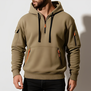 Burton - Sweat à capuche douillet avec demi-zip