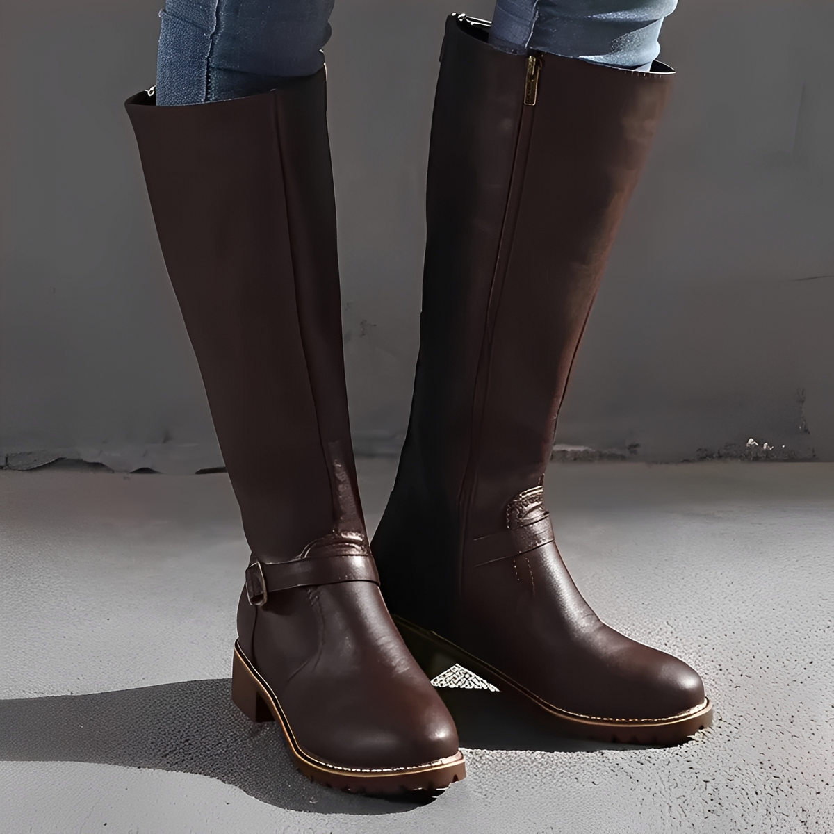 Livie - Bottes élégantes avec fermeture éclair