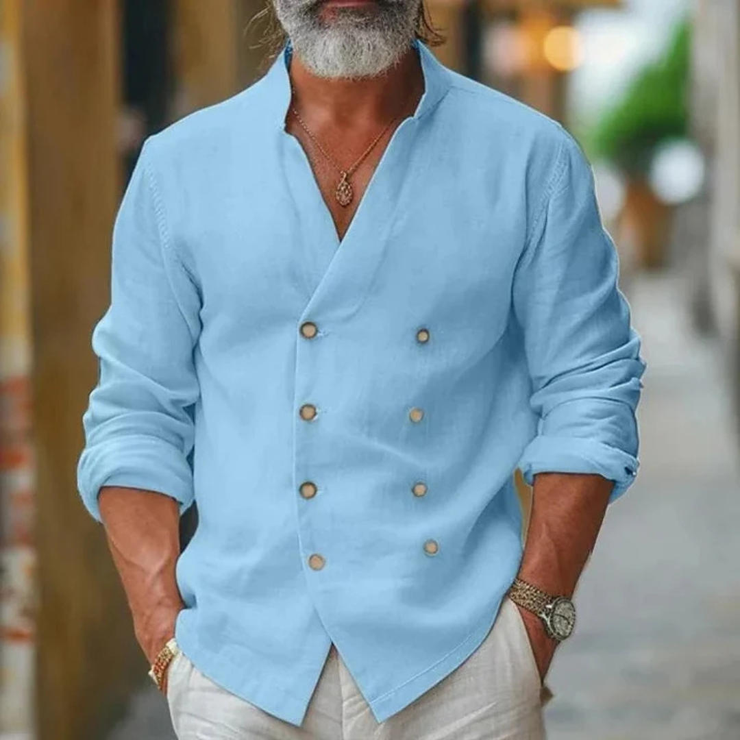 Vireo - Chemise élégante à col en V