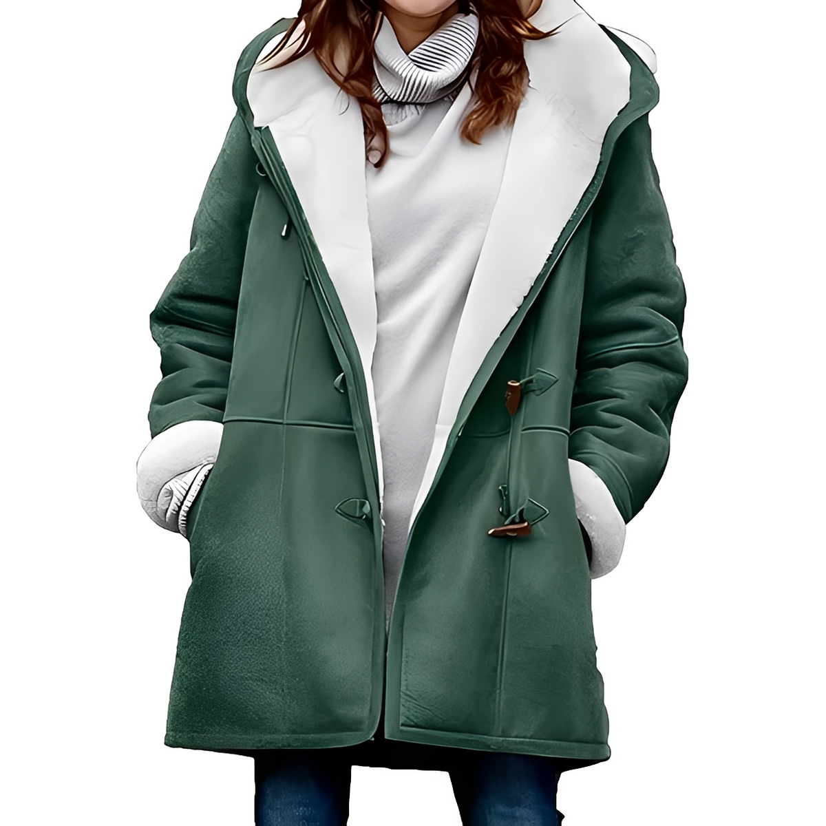 Martha - Manteau chaud et confortable avec capuche