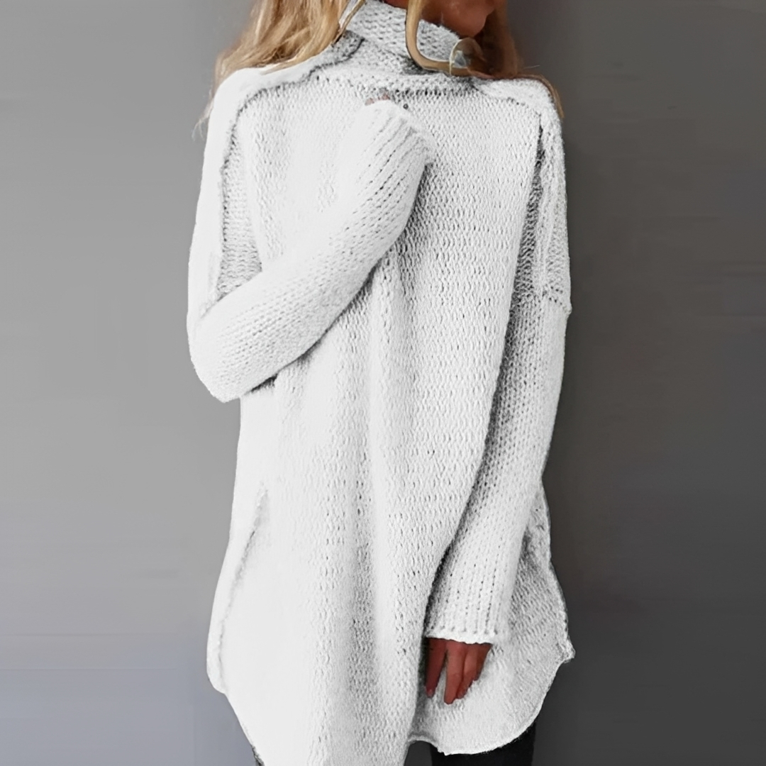 Greta - Pull à col roulé chaud et douillet