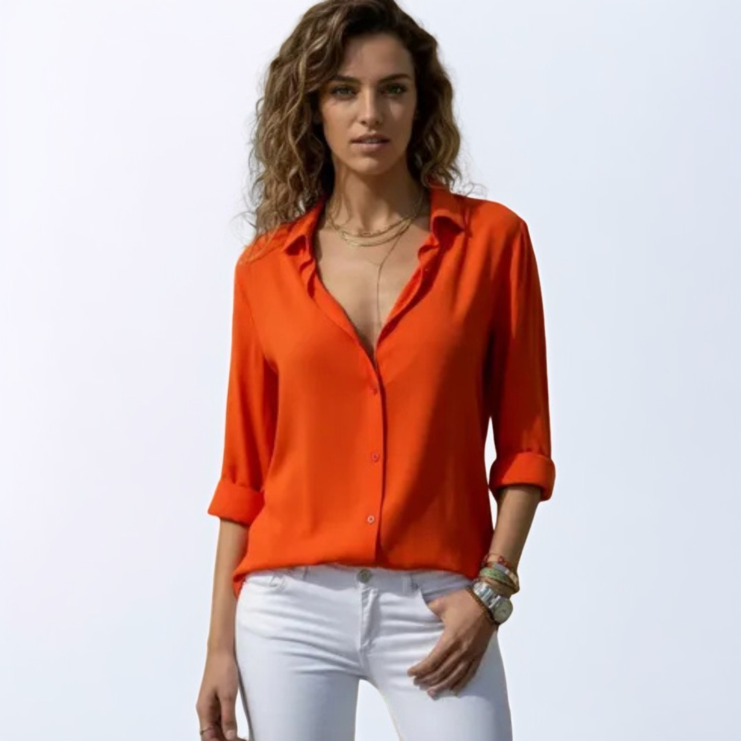 Delilah - Blouse élégante à manches longues