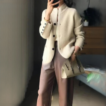 Evelyn - Blazer élégant et moelleux