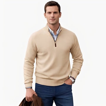 Jeremy - Pull moelleux à demi-zip