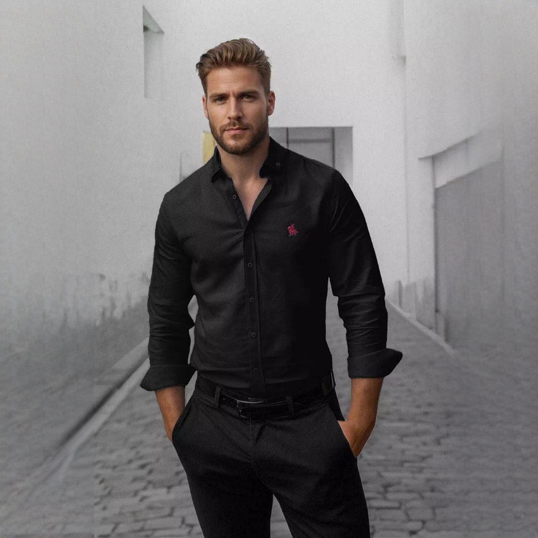 Kenjie - Chemise classique à manches longues