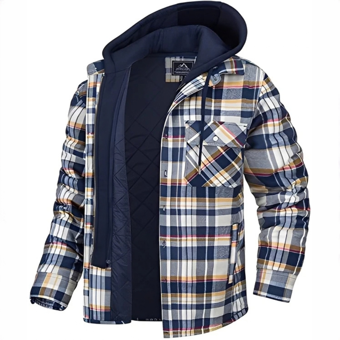 Cole - Veste à carreaux douillette
