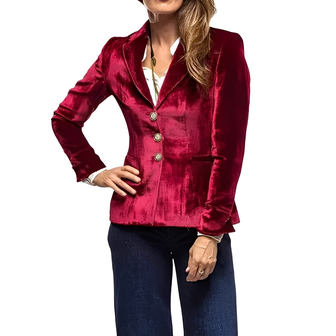 Martha - Blazer élégant avec finition brillante