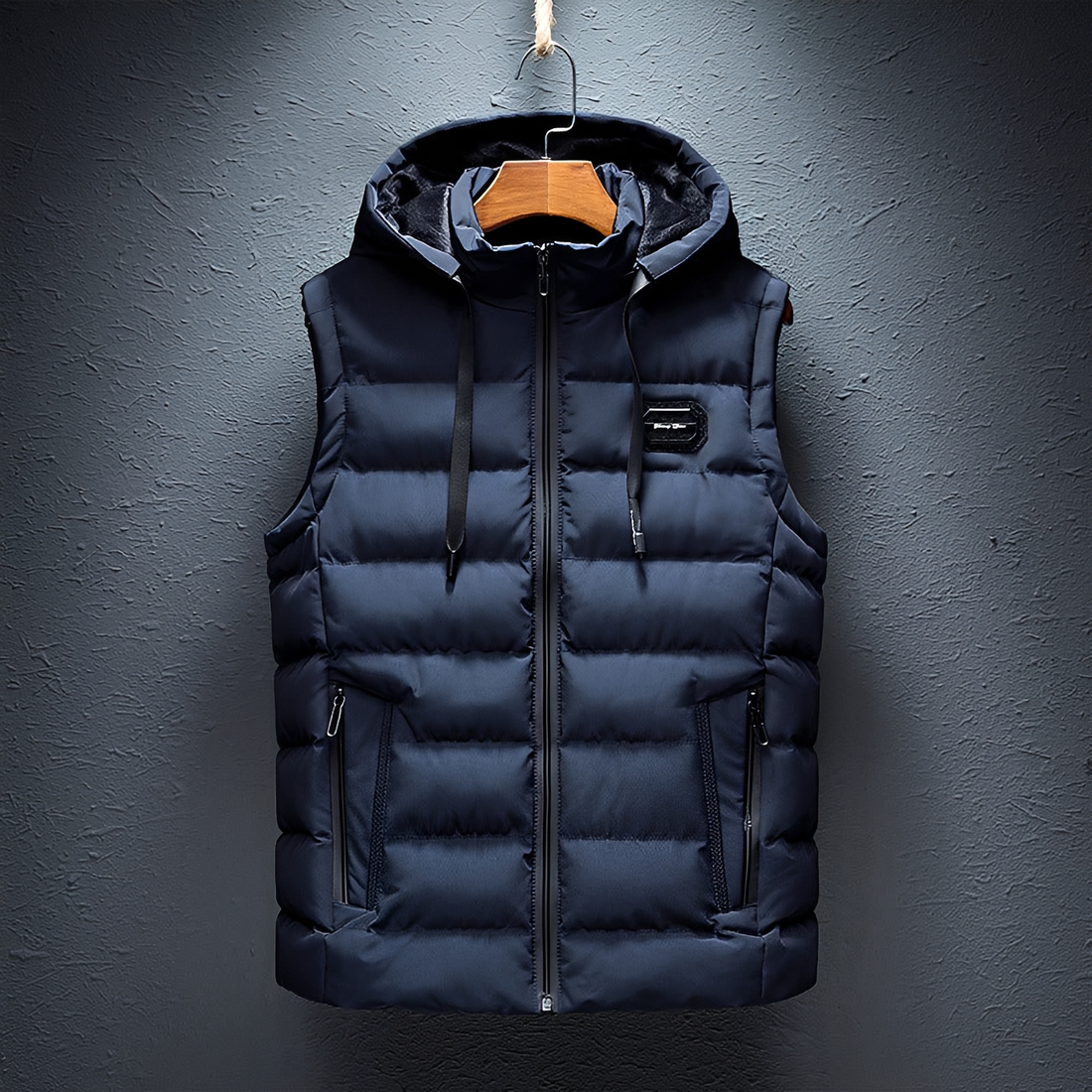 Davin - Gilet robuste et chaud avec capuche