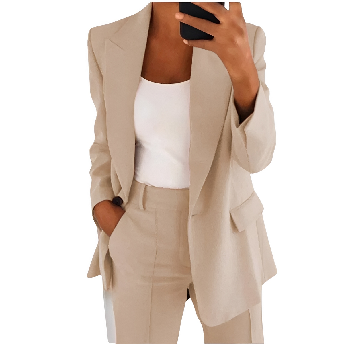 Johara - Ensemble décontracté composé de blazer et pantalon