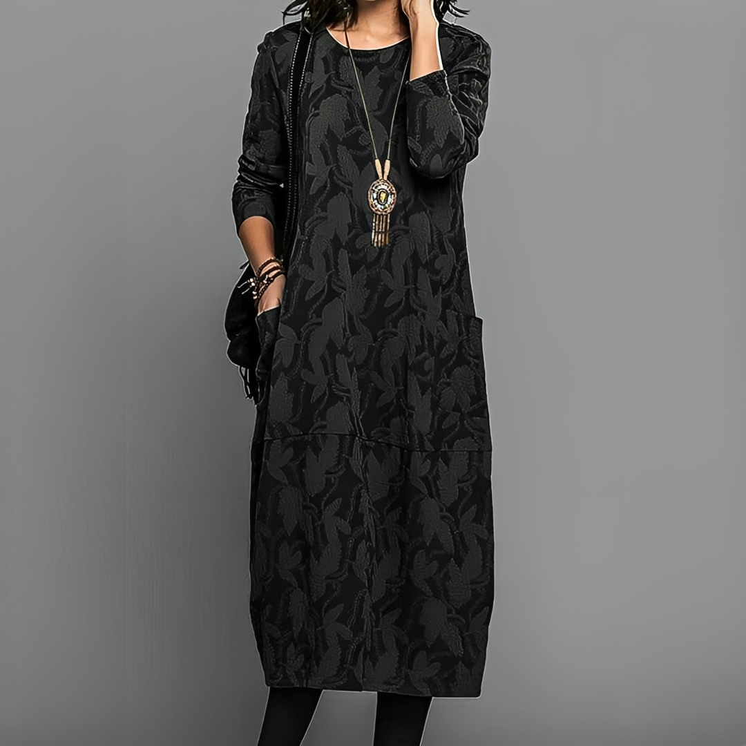 Alisha - Robe à manches longues élégante et stylée