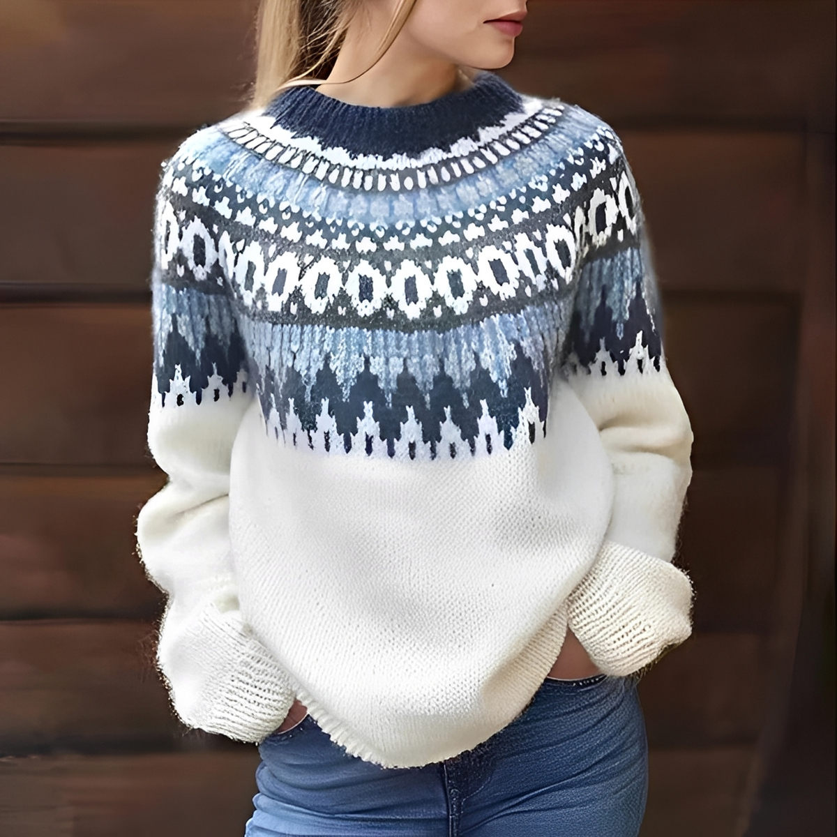 Janeth - Pull classique et chaud
