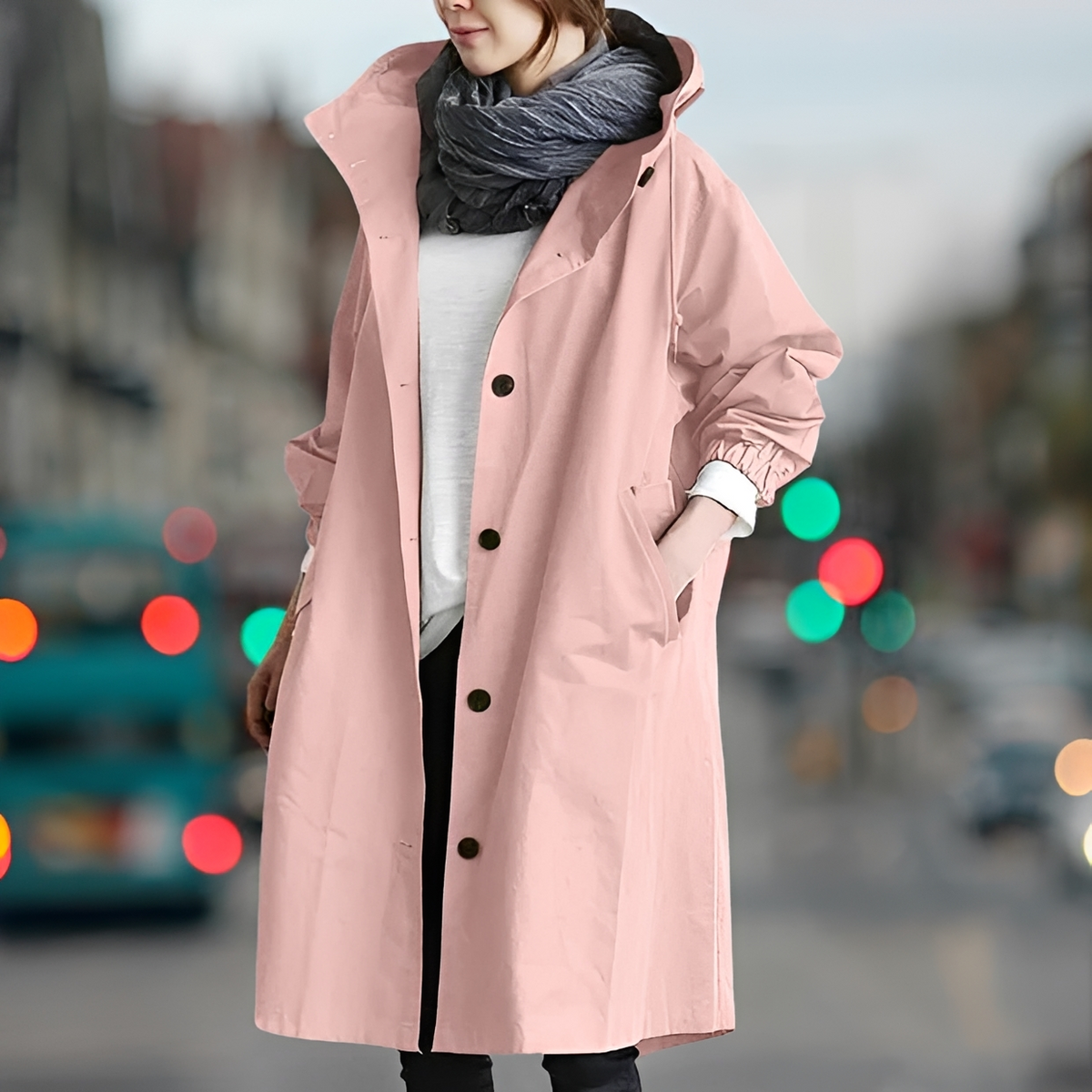 Bethany - Manteau à capuche résistant à l'eau et robuste