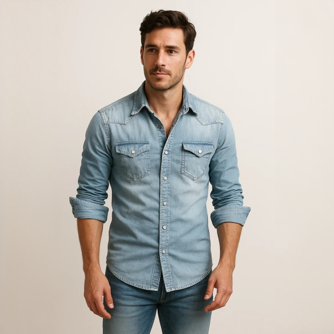 Yael - Chemise à manches longues, style décontracté
