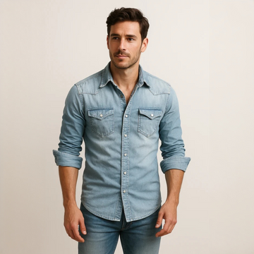 Yael - Chemise à manches longues, style décontracté