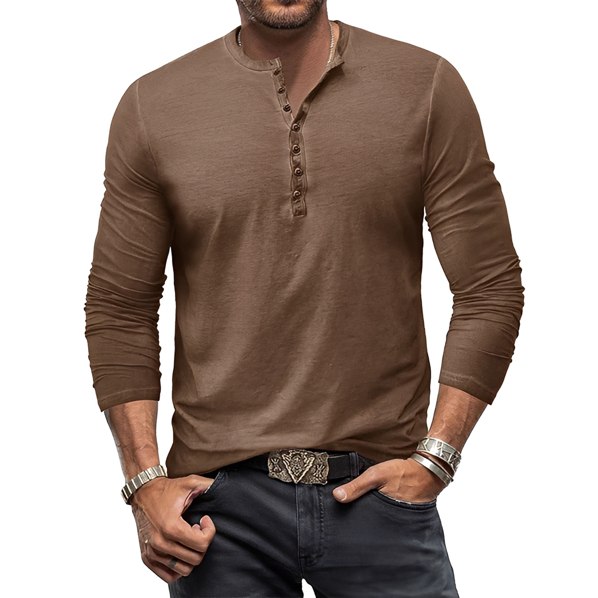 Clifford - Chemise classique avec patte de boutonnage