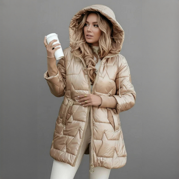 Georgina - Manteau élégant et chaud avec capuche