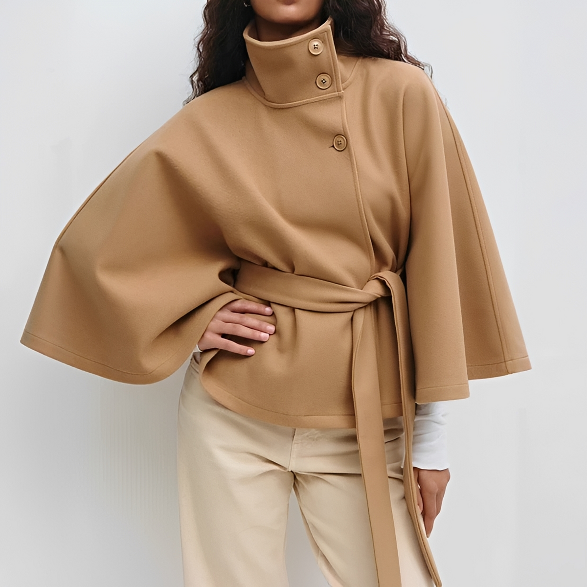 Ginabelle - Veste avec ceinture, élégante et confortable
