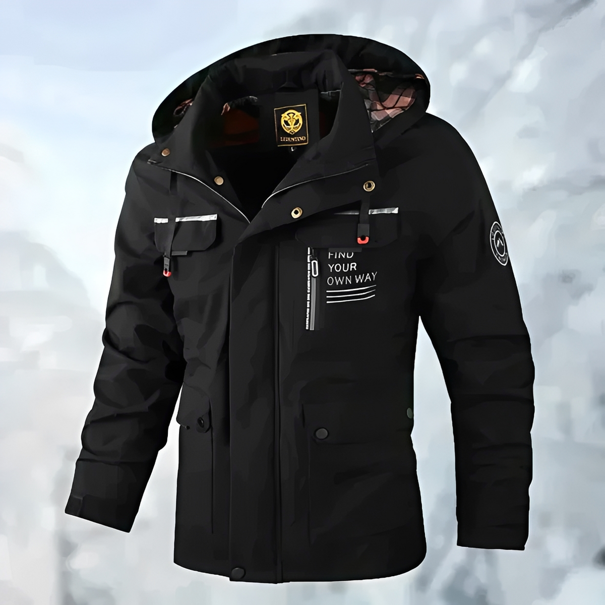 Luke - Manteau à capuche chaud et confortable