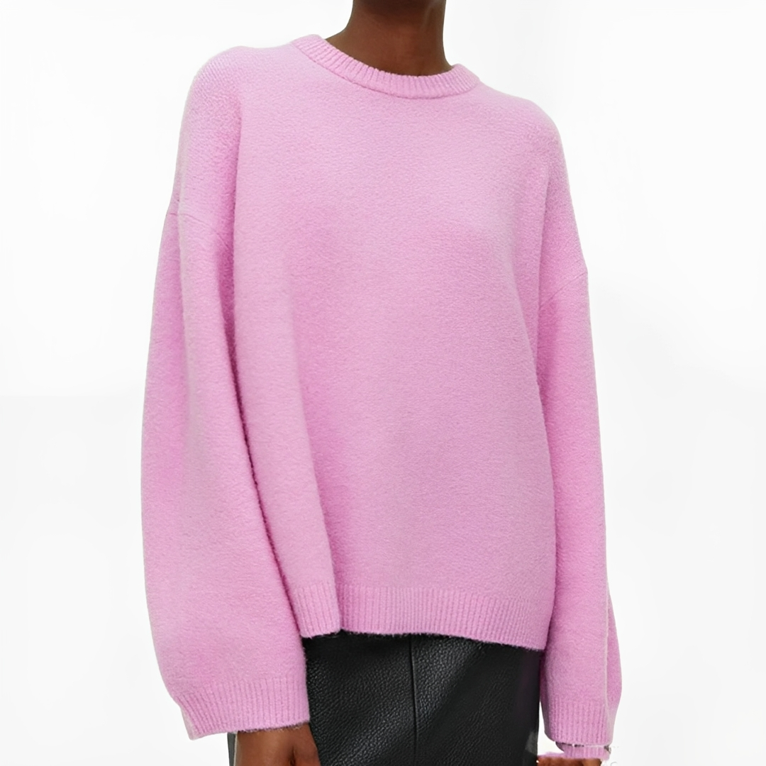 Clariza - Pull col rond confortable et chaleureux