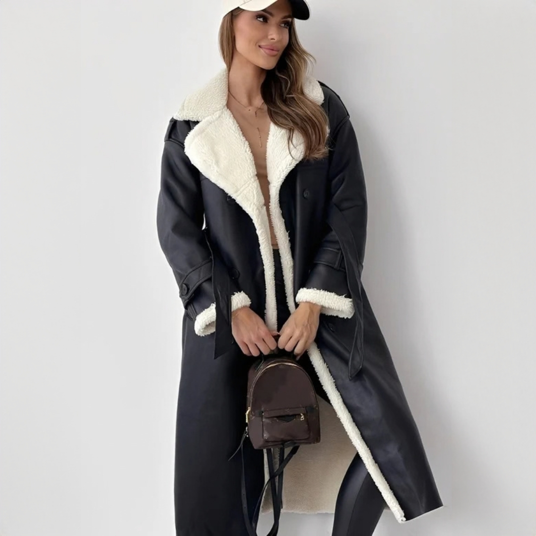 Sally - Manteau long élégant et confortable
