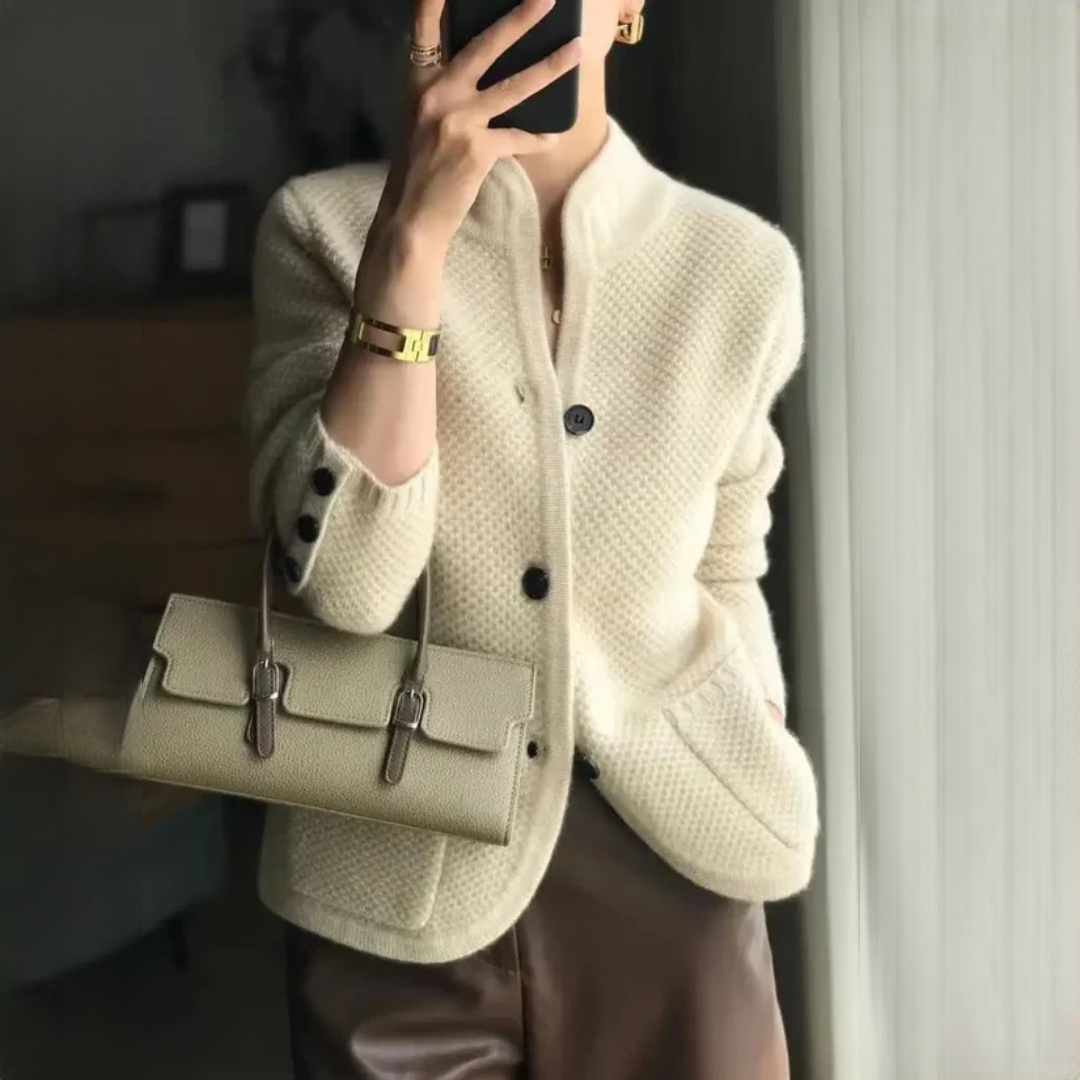 Evelyn - Blazer élégant et moelleux