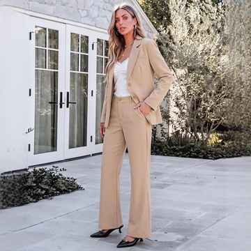 Johara - Ensemble décontracté composé de blazer et pantalon