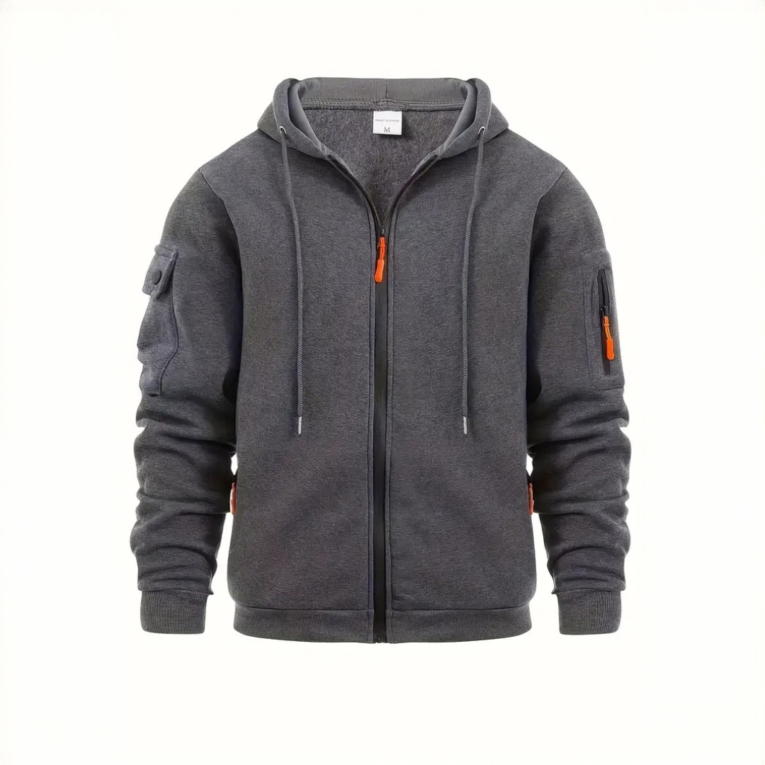Ralph - Hoodie douillet avec fermeture éclair