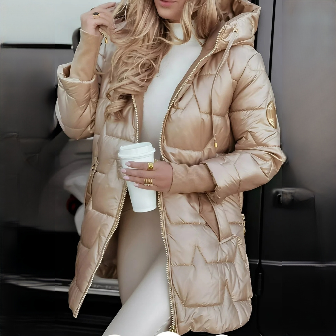 Georgina - Manteau élégant et chaud avec capuche
