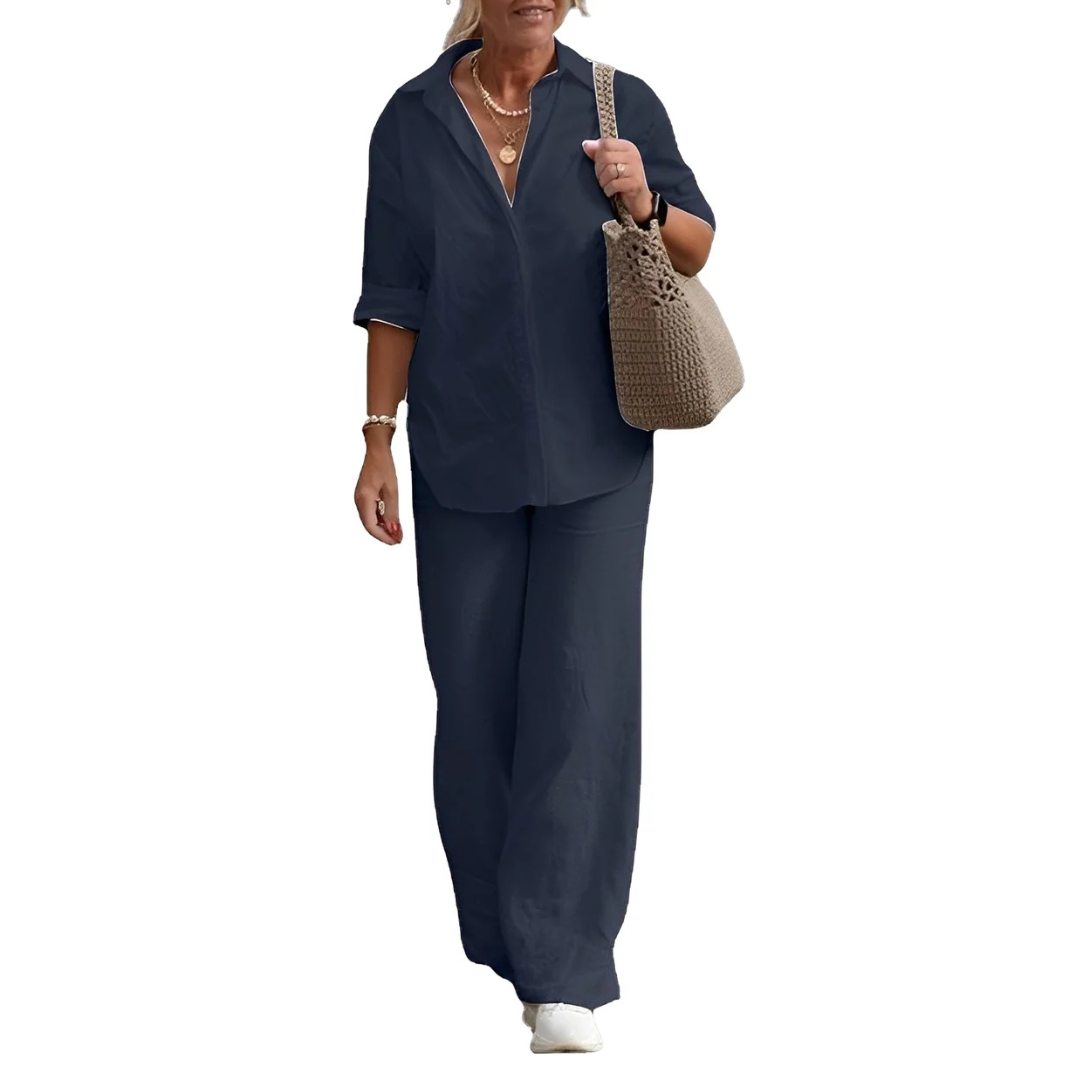Earlyne - Ensemble de pantalon confortable