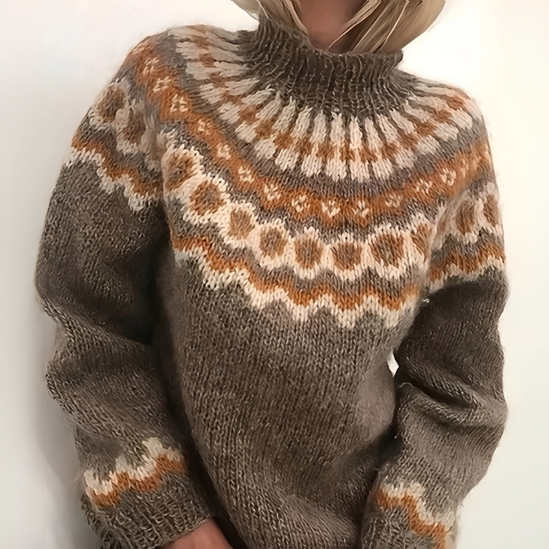 Oona - Pull à col roulé élégant et confortable