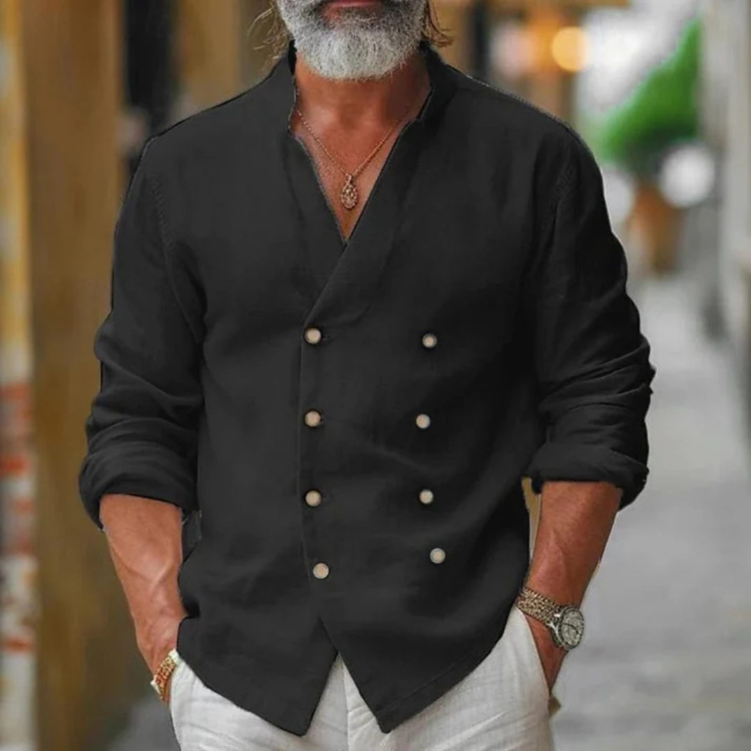 Vireo - Chemise élégante à col en V