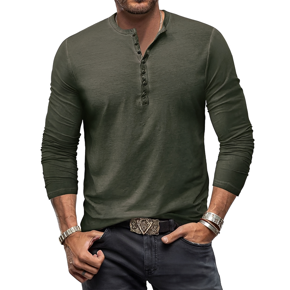 Clifford - Chemise classique avec patte de boutonnage