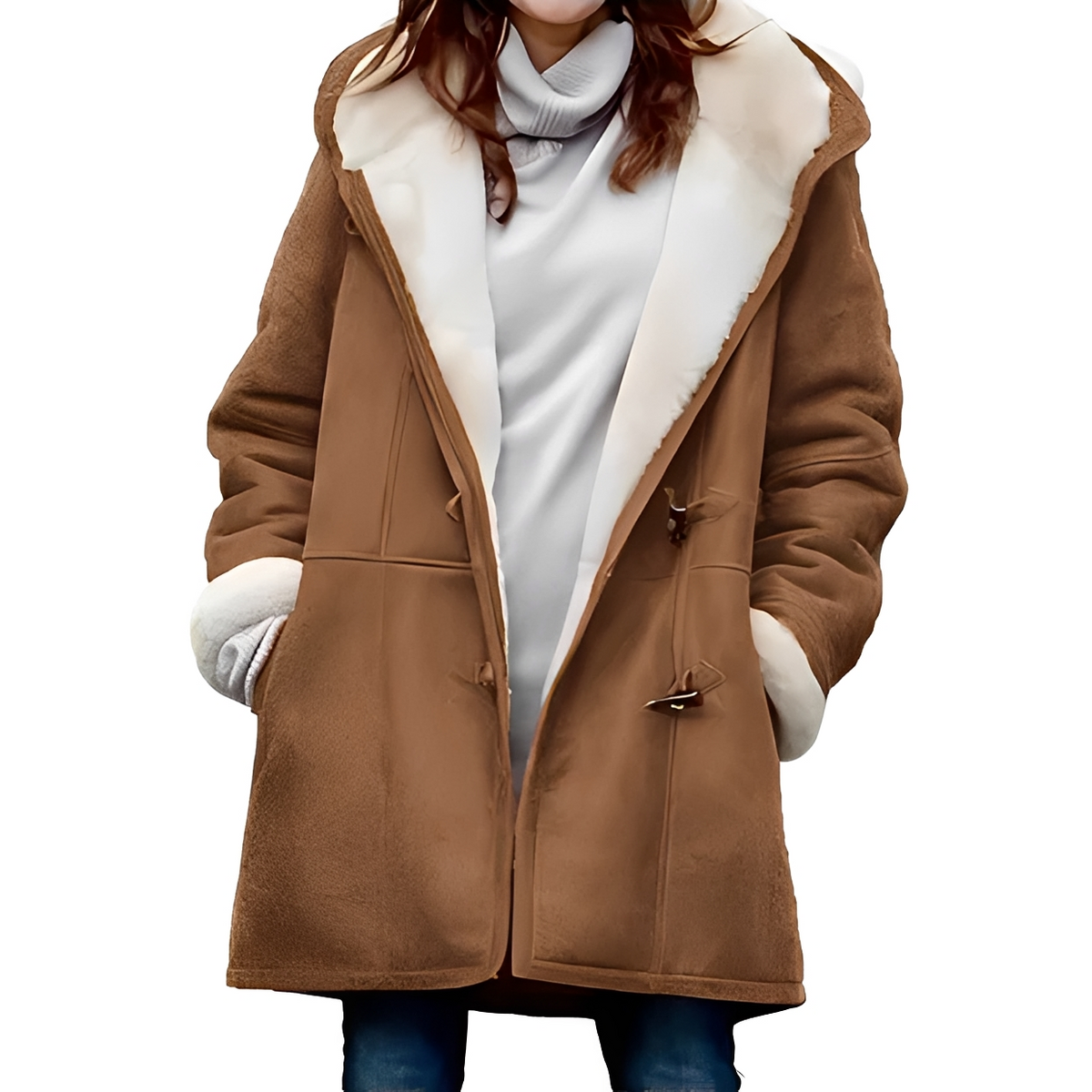Martha - Manteau chaud et confortable avec capuche