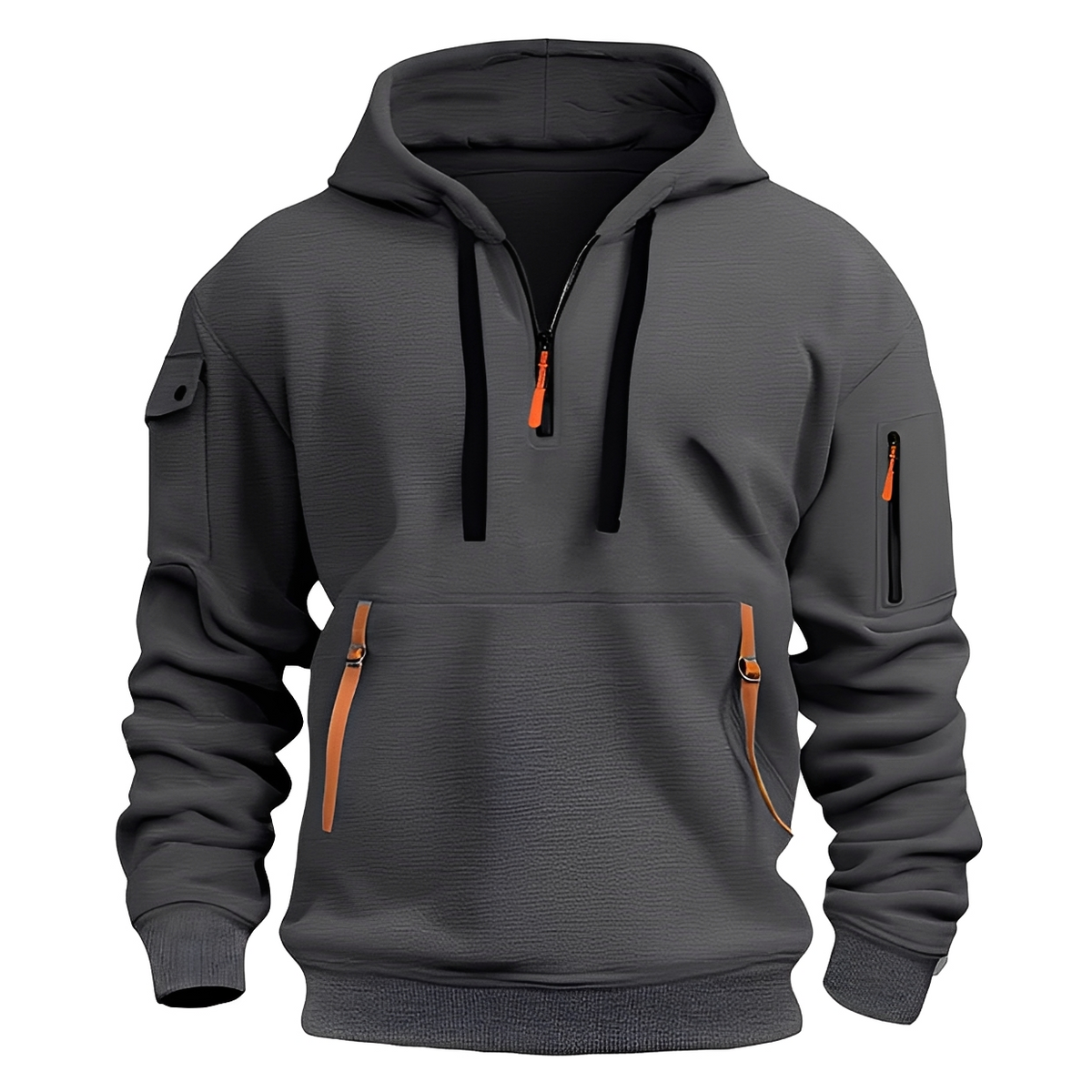 Burton - Sweat à capuche douillet avec demi-zip