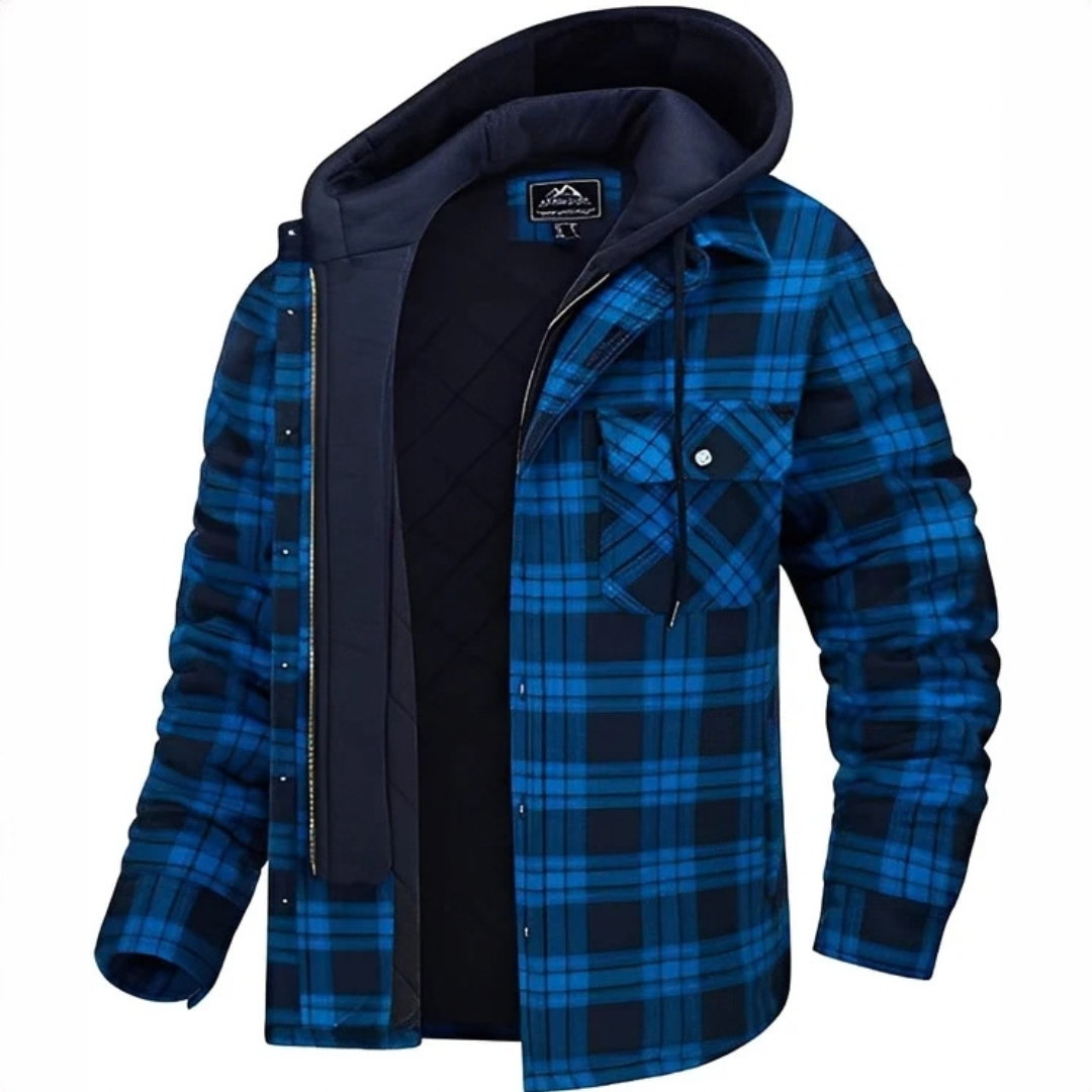 Cole - Veste à carreaux douillette