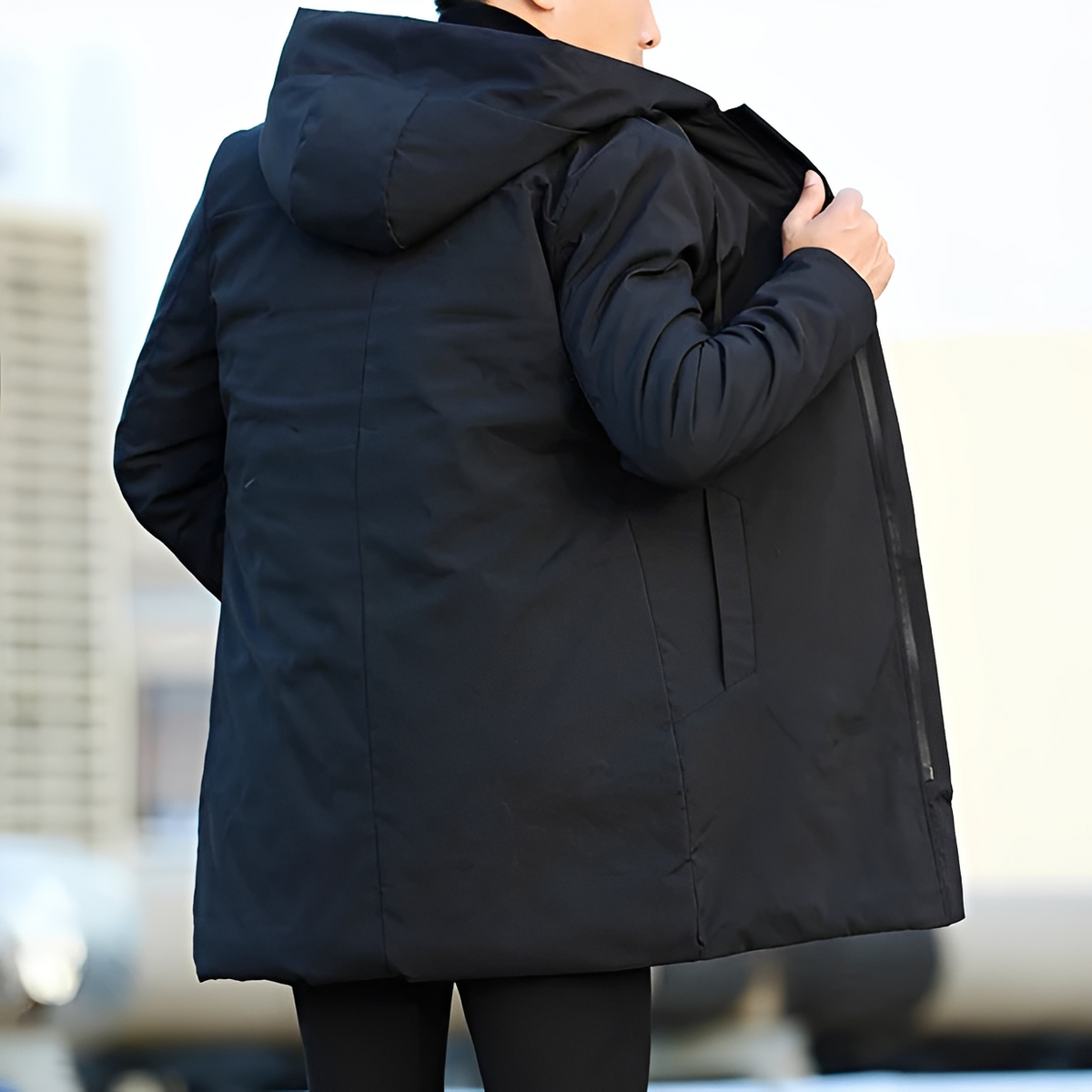 Jonas - Manteau d'hiver confortable et chaud