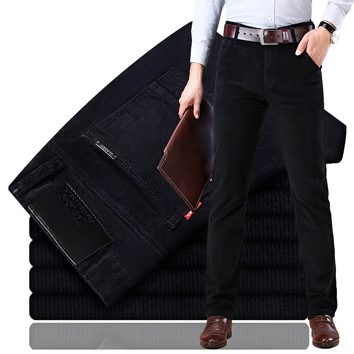 Jallen - Pantalon flexible et chic