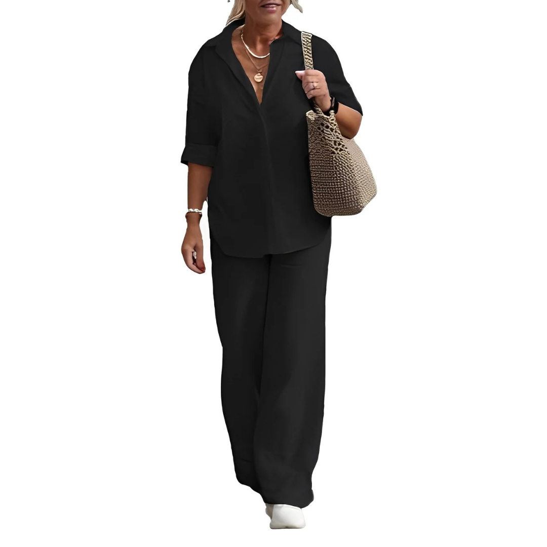 Earlyne - Ensemble de pantalon confortable