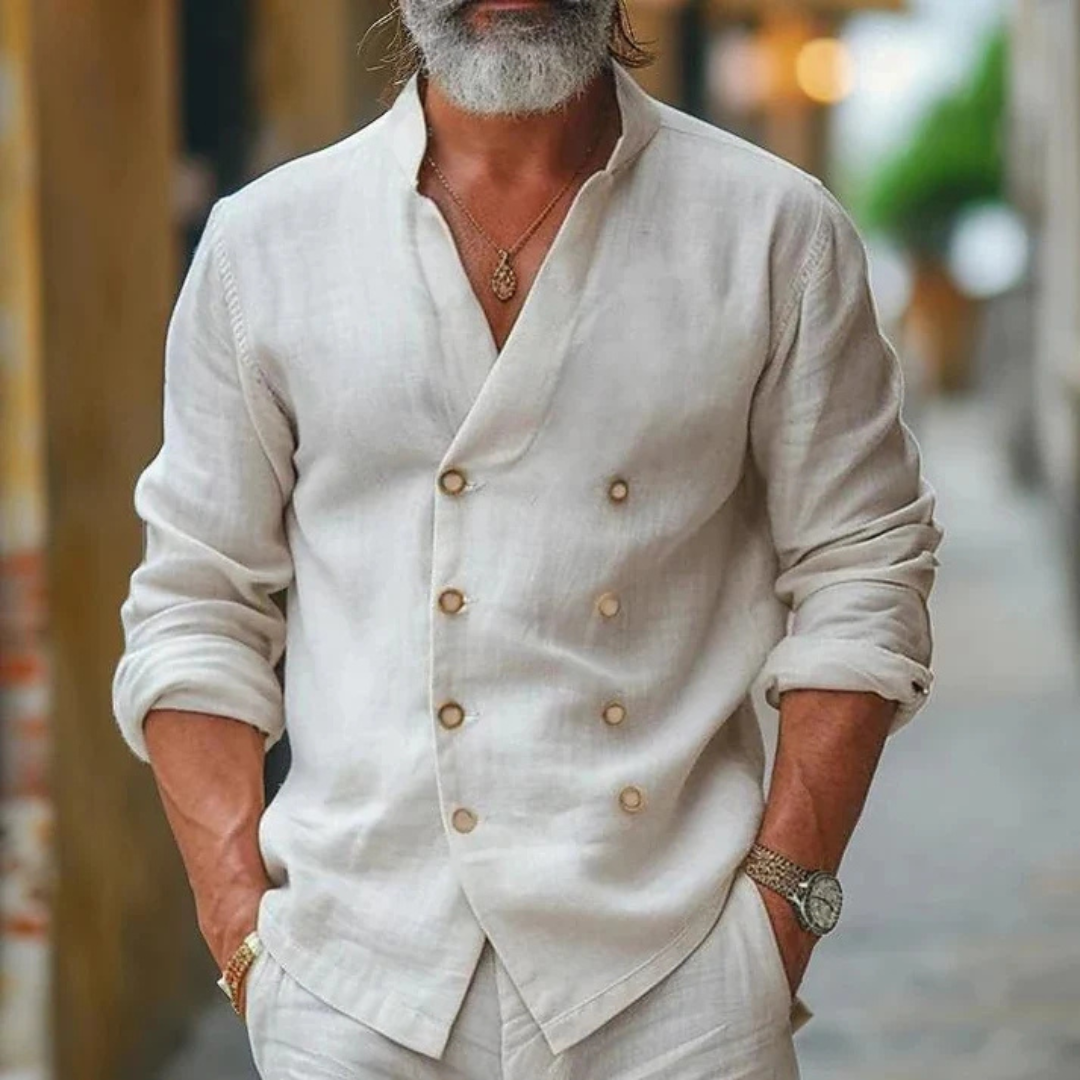 Vireo - Chemise élégante à col en V
