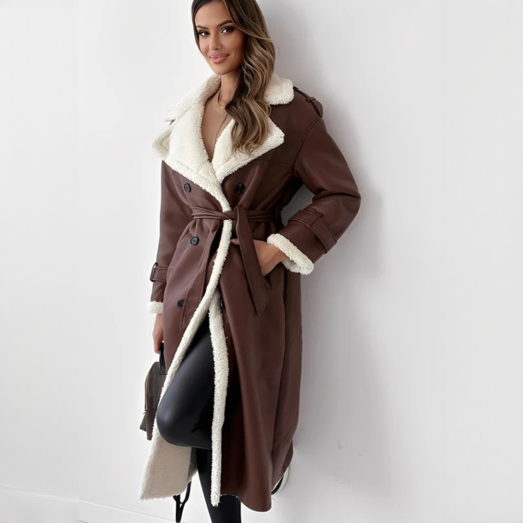 Sally - Manteau long élégant et confortable