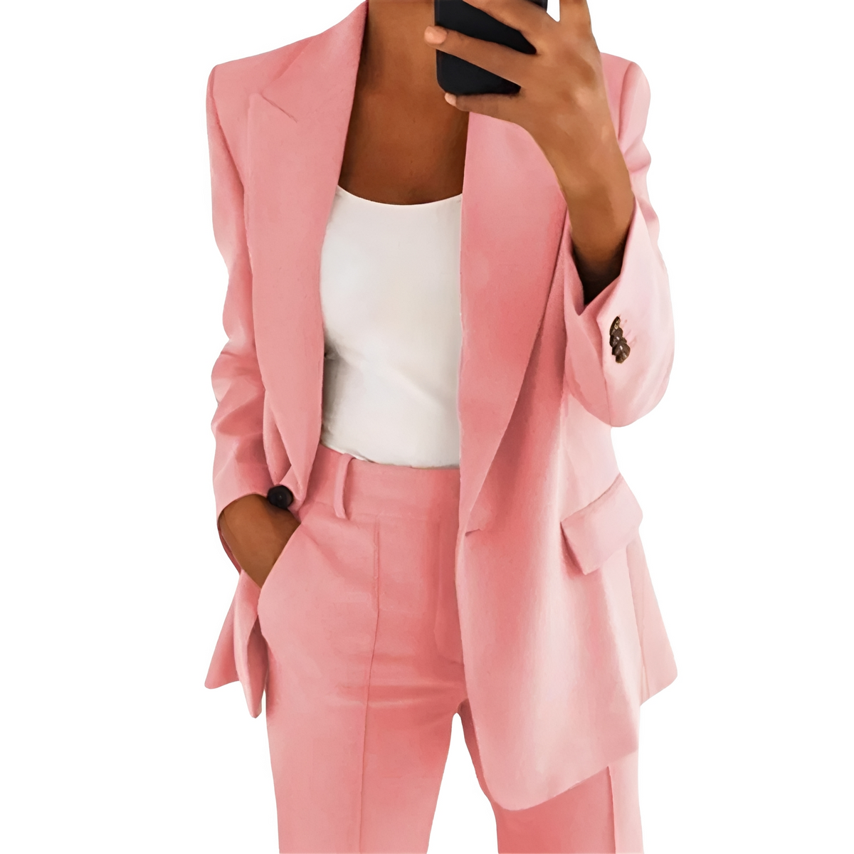 Johara - Ensemble décontracté composé de blazer et pantalon