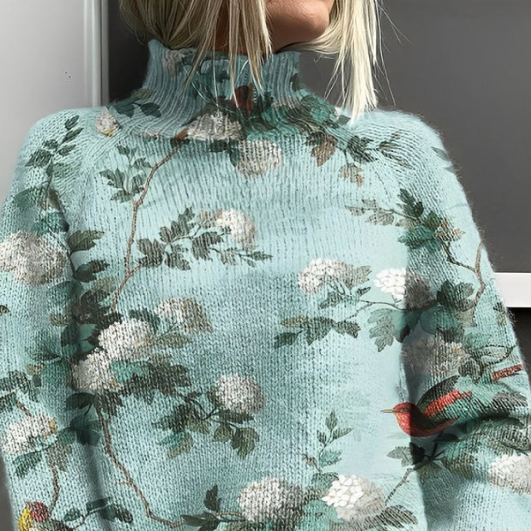 Amy - Pull à col roulé élégant et chic