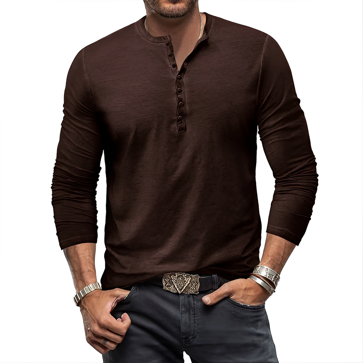 Clifford - Chemise classique avec patte de boutonnage