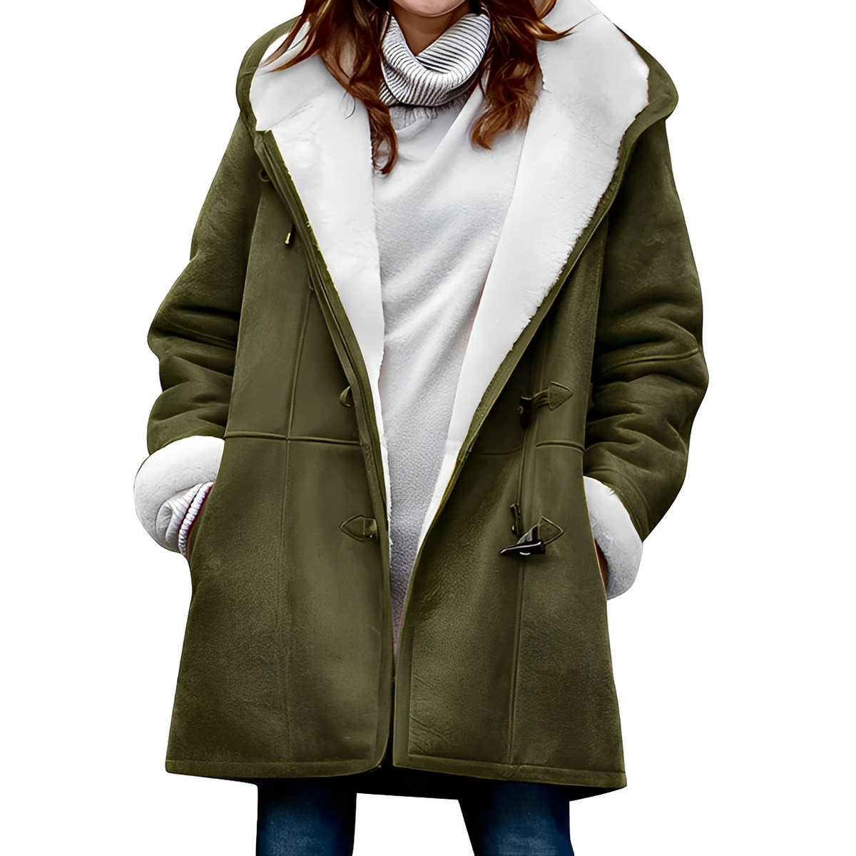 Martha - Manteau chaud et confortable avec capuche