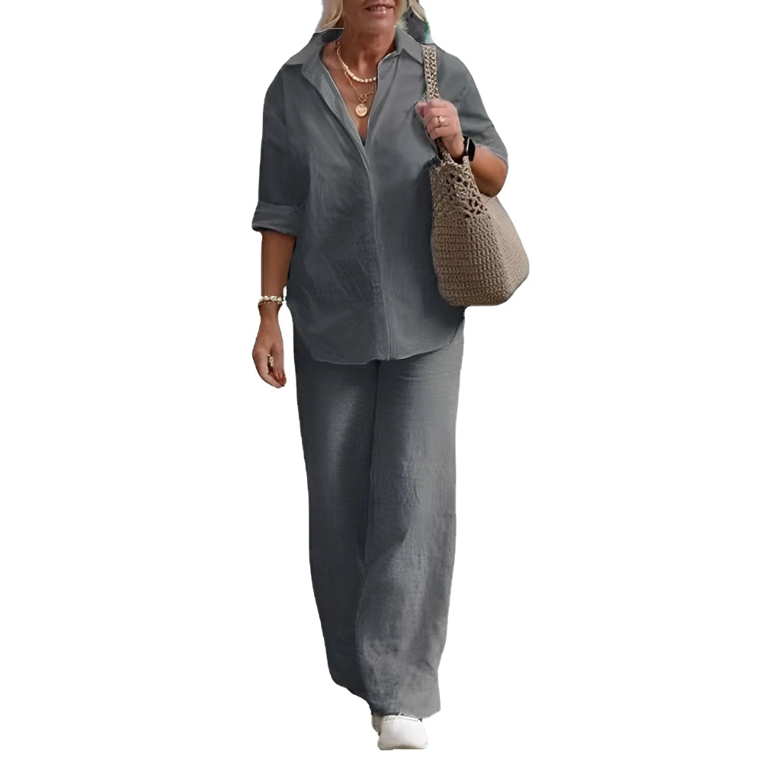 Earlyne - Ensemble de pantalon confortable