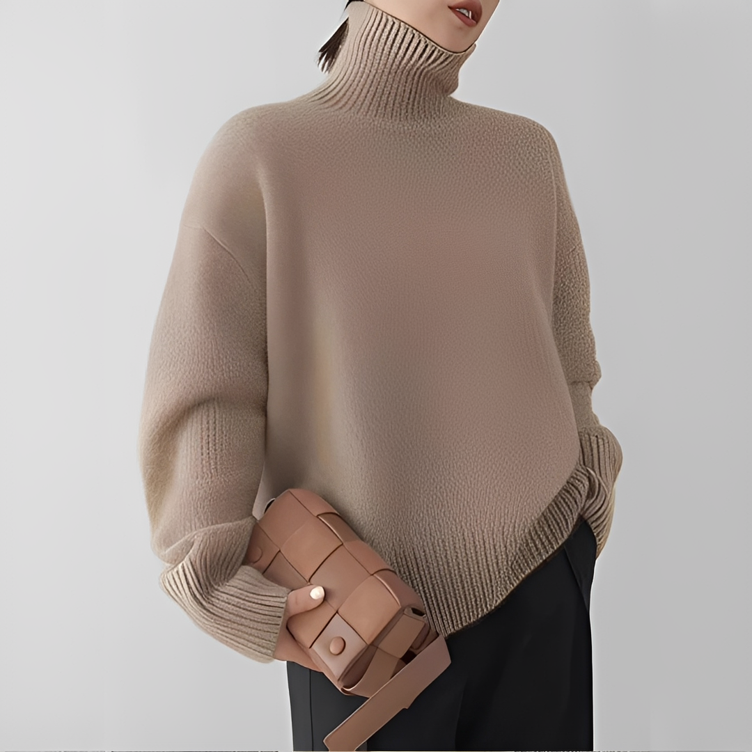 Adiene - Pull à col roulé élégant et douillet