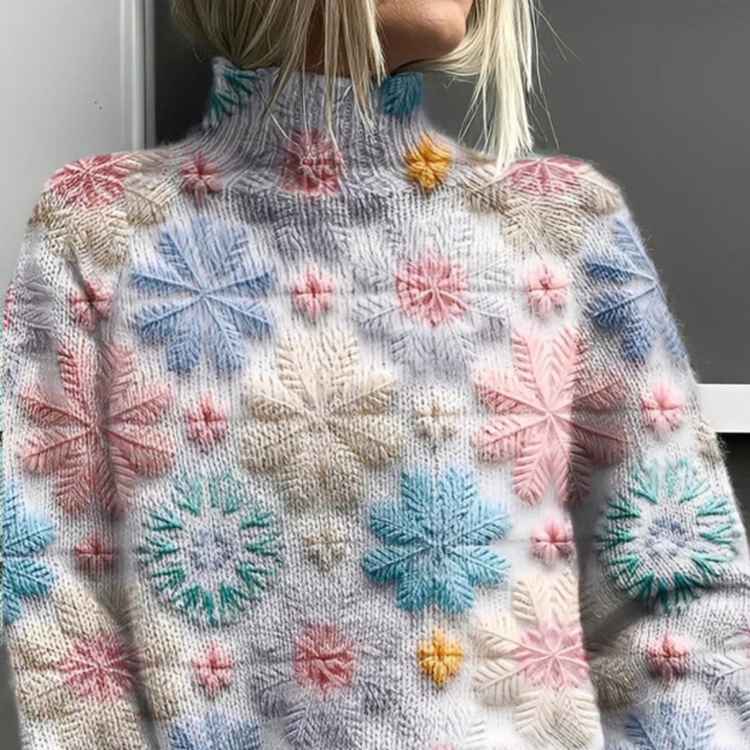 Amy - Pull à col roulé élégant et chic