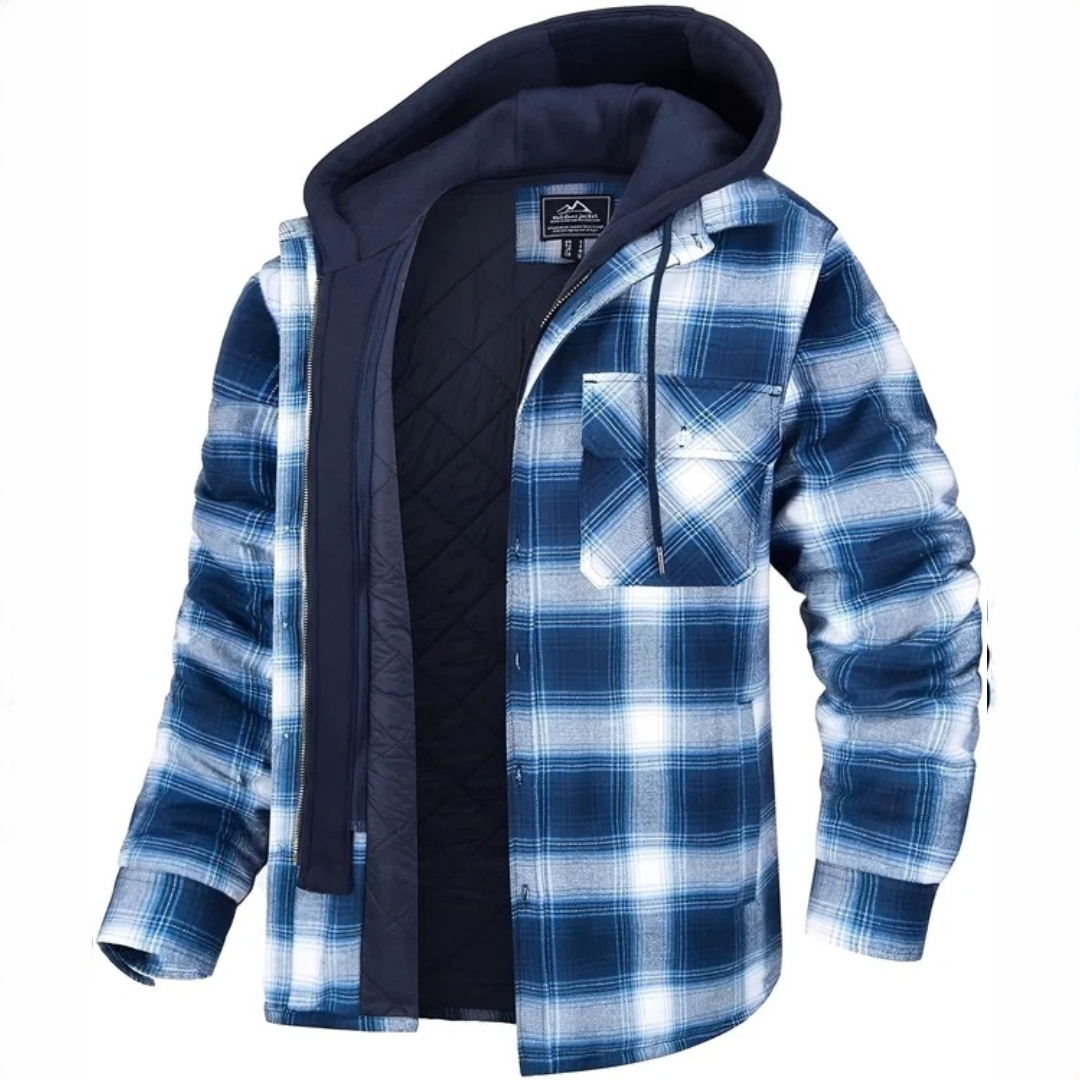 Cole - Veste à carreaux douillette