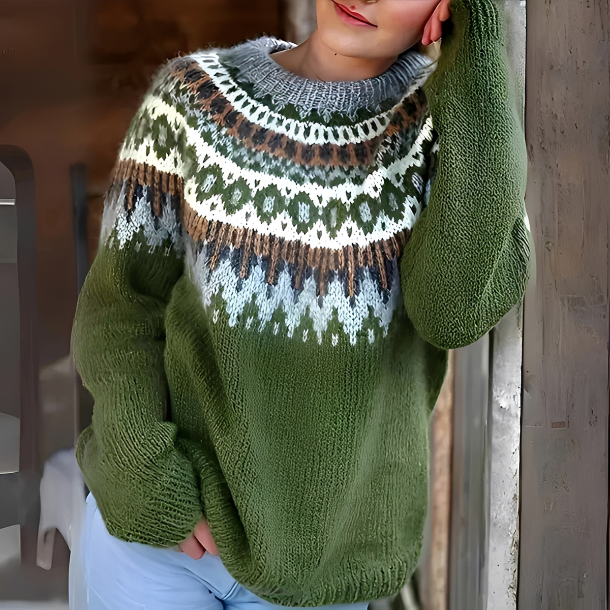 Janeth - Pull classique et chaud